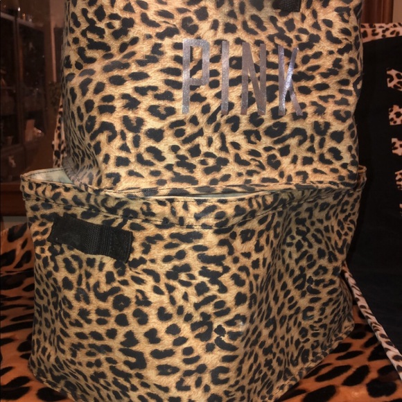Victoria Secret leopard bins both are big ones - Picture 2 of 2